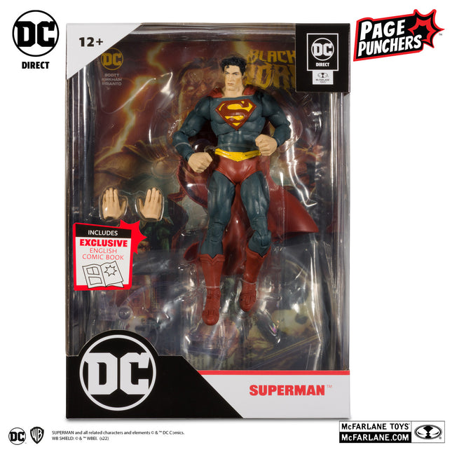 McFarlane Toys - DC Direct 7in Figure with Comic - Black Adam WV1 - Superman