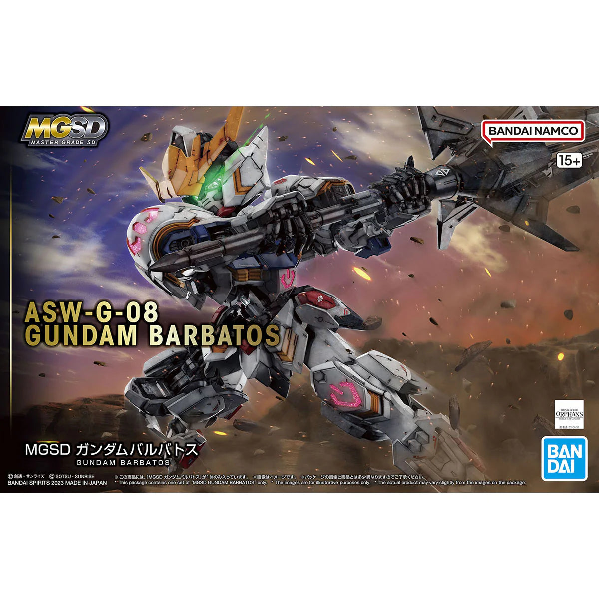 Bandai Hobby - MGSD Gundam Iron-Blooded Orphans - ASW-G-08 Gundam Barbatos Model Kit