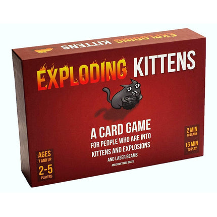 Exploding Kittens Original Edition - 2-5 Players - 15 Minutes of Play (ENGLISH EDITION)