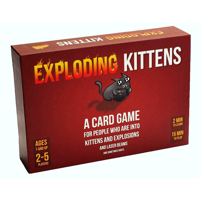 Exploding Kittens Original Edition - 2-5 Players - 15 Minutes of Play (ENGLISH EDITION)