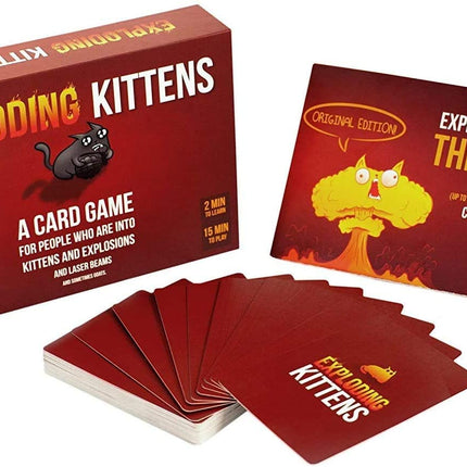 Exploding Kittens Original Edition - 2-5 Players - 15 Minutes of Play (ENGLISH EDITION)