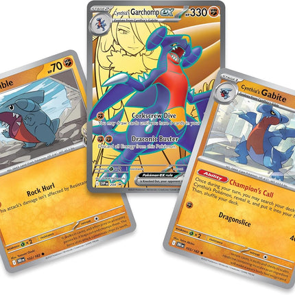 Pokemon TCG Scarlet & Violet: Cynthia’s Garchomp ex Premium Collection (ENGLISH EDITION)