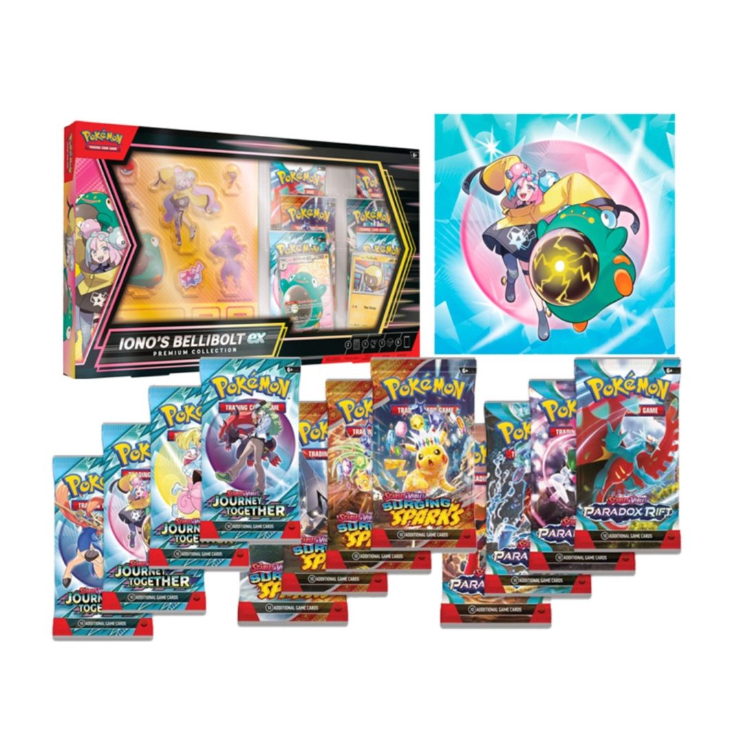 Pokemon Scarlet & Violet Iono’s Bellibolt ex Premium Collection (ENGLISH EDITION)