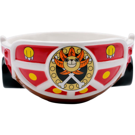 One Piece Thousand Sunny Ceramic Cereal Soup Bowl 21 Oz.