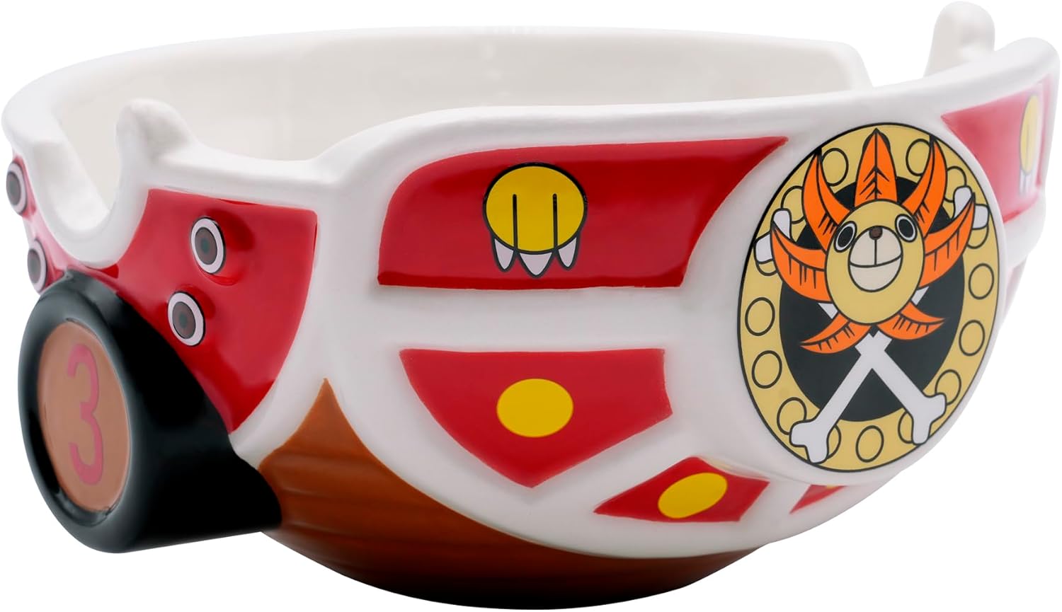 One Piece Thousand Sunny Ceramic Cereal Soup Bowl 21 Oz.