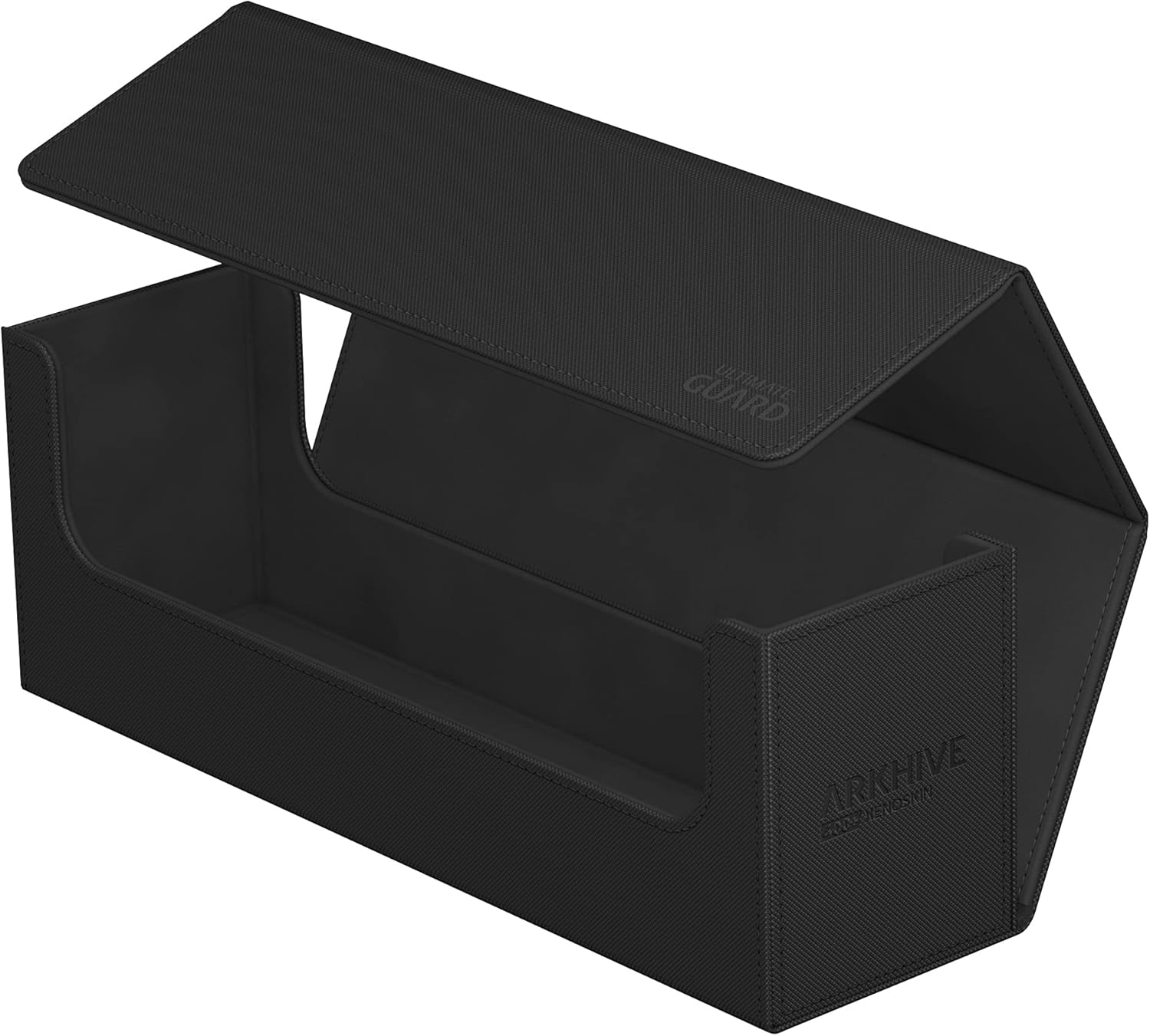 Ultimate Guard - Arkhive 400+ Xenoskin (BLACK) Deck Case for 400 Double-Sleeved TCG Cards (Compatible with Boulders)