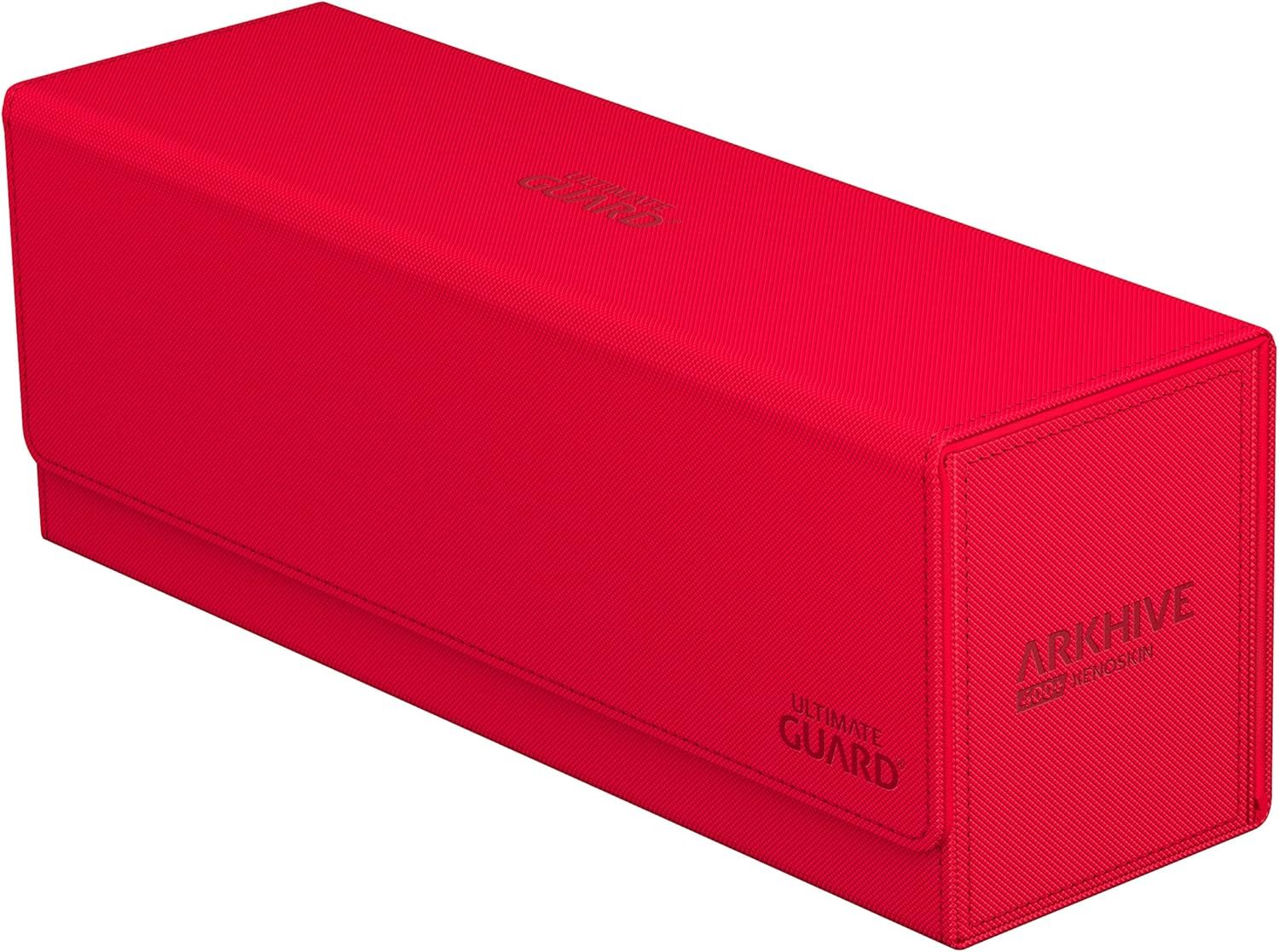 Ultimate Guard - Arkhive 400+ Xenoskin (RED) Deck Case for 400 Double-Sleeved TCG Cards (Compatible with Boulders)