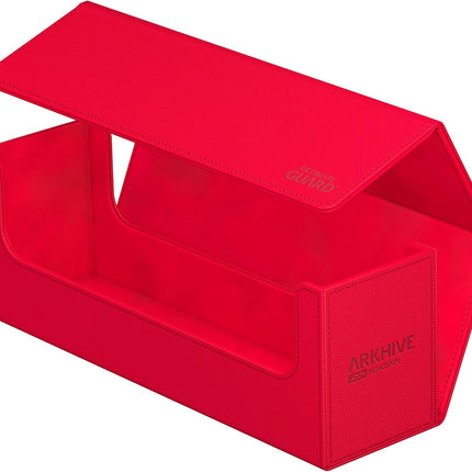 Ultimate Guard - Arkhive 400+ Xenoskin (RED) Deck Case for 400 Double-Sleeved TCG Cards (Compatible with Boulders)