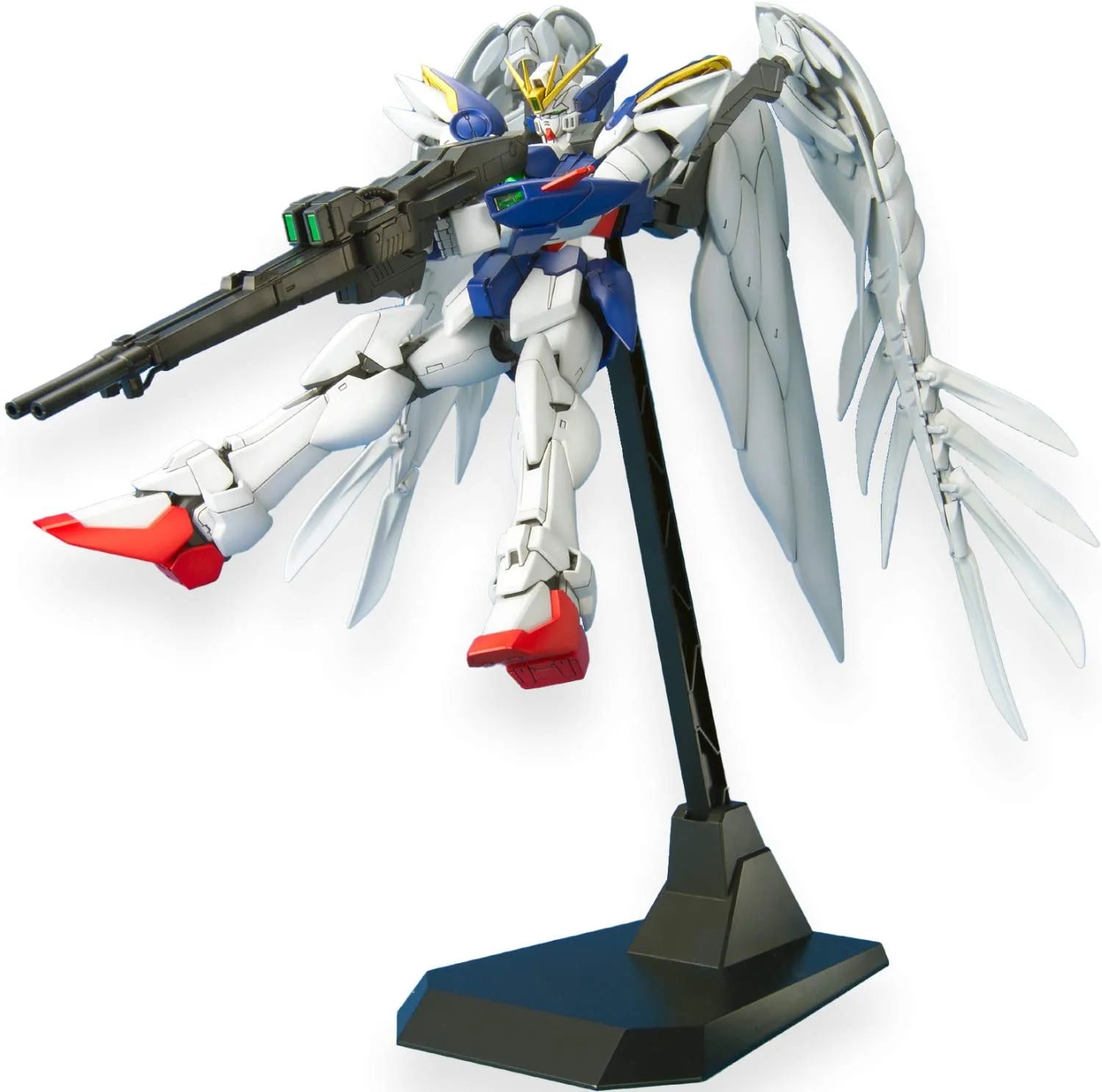 Bandai Hobby - 1/100 MG Gundam Wing Endless Waltz, XXXG-00W0 Wing Gundam Zero Custom Model Kit