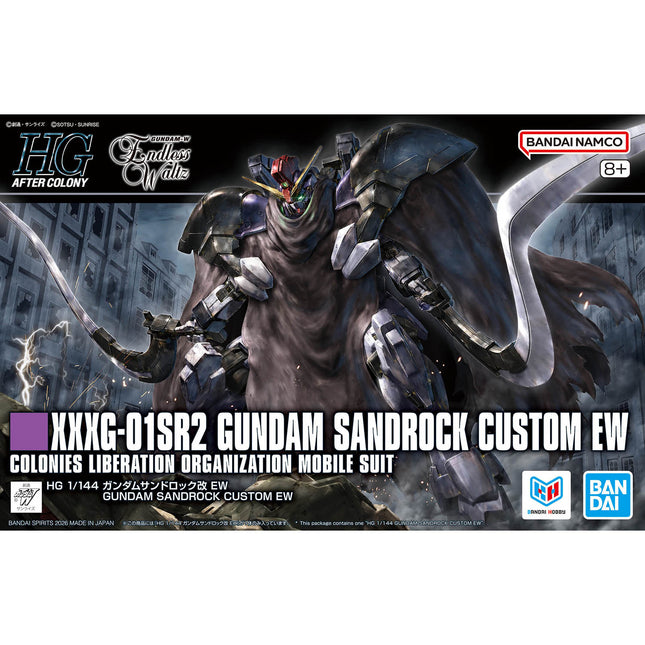 Bandai Hobby - 1/144 HG Gundam Wing Endless Waltz - XXXG-01SR2 Gundam Sandrock Custom EX Model Kit