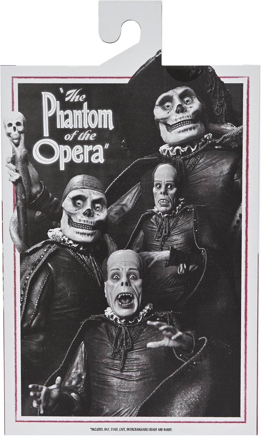 NECA Phantom of the Opera (1925) - Ultimate Phantom of the Opera Masque of the Red Death (B&W) 7” Scale Action Figure