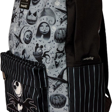 Loungefly Disney The Nightmare Before Christmas Nylon Full-Size Backpack