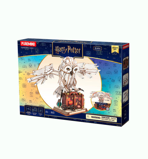 Harry Potter Model Kit Wooden Kit Scene Hedwig Owl