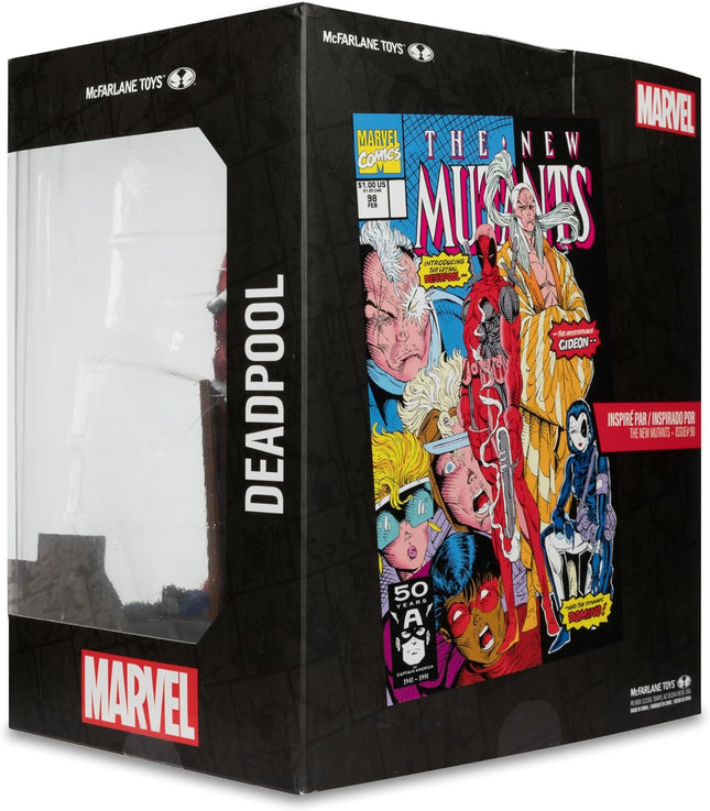 McFarlane Toys - Marvel Deadpool 1:10th Scale Posed Figure with Scene (The New Mutants #98)