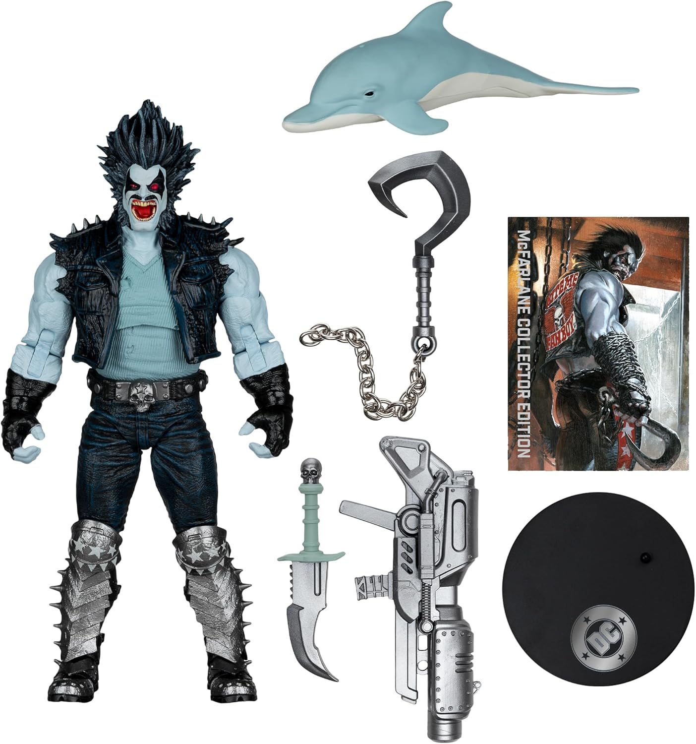 McFarlane Toys- DC Multiverse Lobo (Dc Classics) 7in Action Figure (McFarlane Collector Edition)