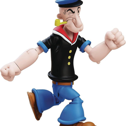 Popeye The Sailor Man First Appearance, Black Shirt 1:12 Scale Action Figure – Highly Articulated Collectible with Accessories and Alternate Parts