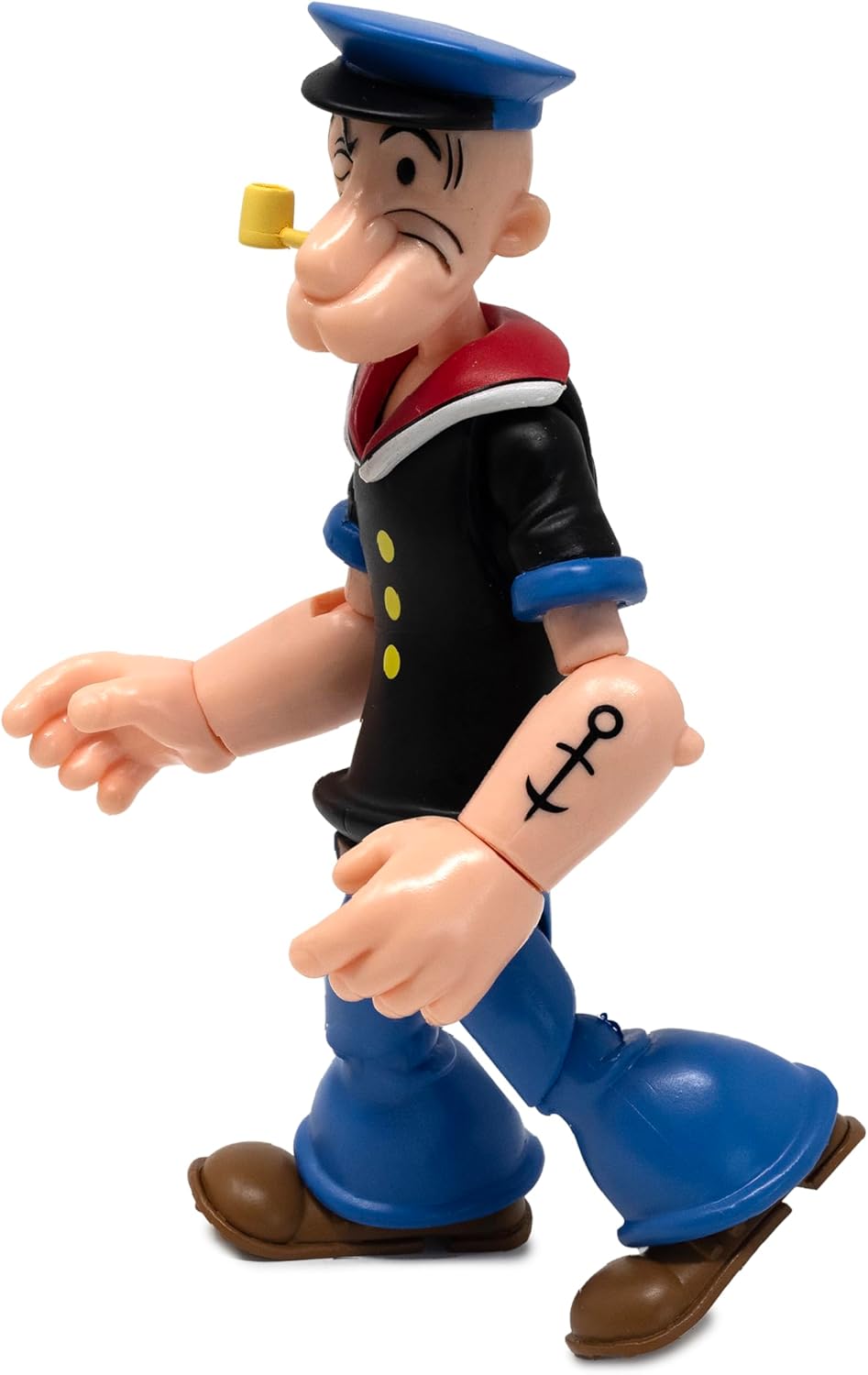Popeye The Sailor Man First Appearance, Black Shirt 1:12 Scale Action Figure – Highly Articulated Collectible with Accessories and Alternate Parts