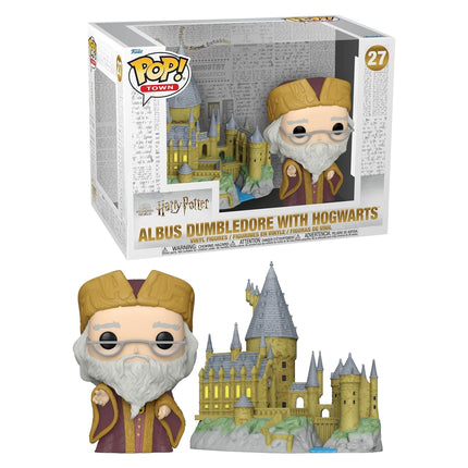 Funko POP! Town #27: Harry Potter - Albus Dumbledore with Hogwarts