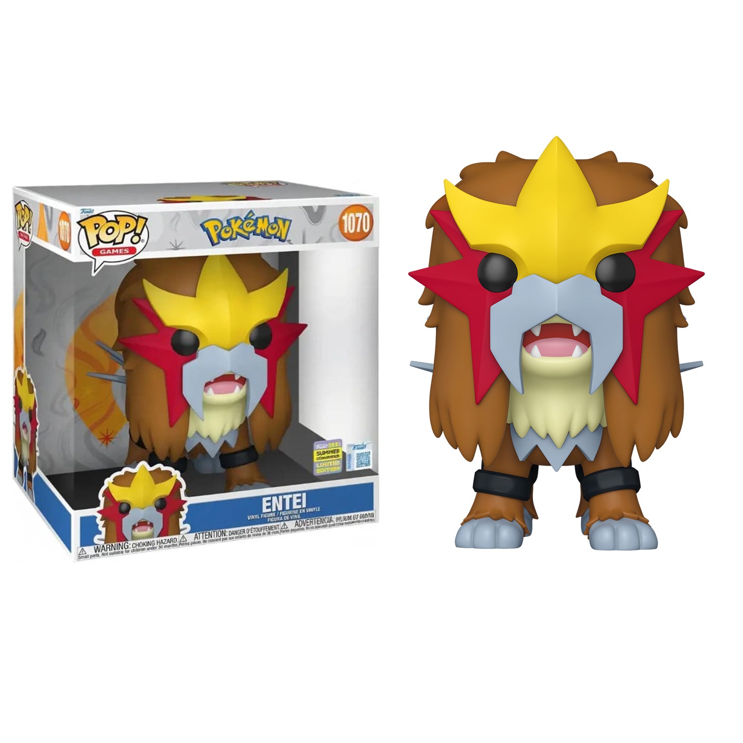 Funko POP! Games #1070: Pokemon - Entei (2025 Summer Convention Limited Edition "NYCC")