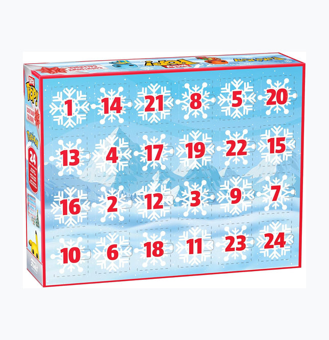 Funko Pop! Bitty Countdown Calendar: Pokemon - 24 Days of Surprises - Collectible Vinyl Mini Figures - Mystery Box - Gift Idea