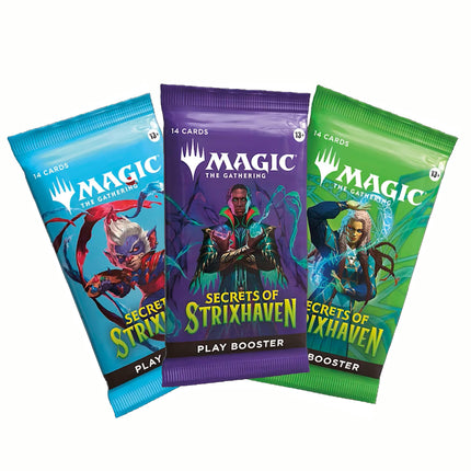 Magic The Gathering TCG: Secrets of Strixhaven Play Booster Packs (ENGLISH EDITION)