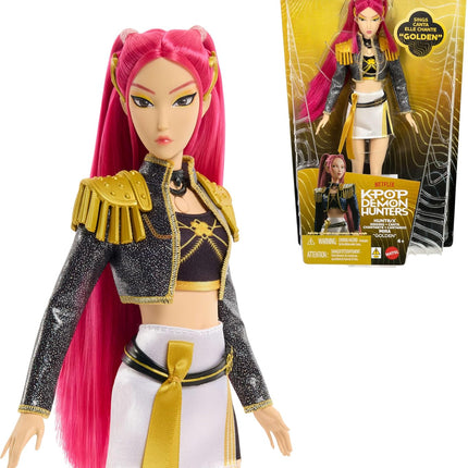 Mattel Kpop Demon Hunters HUNTR/X Mira “Golden” Singing Doll