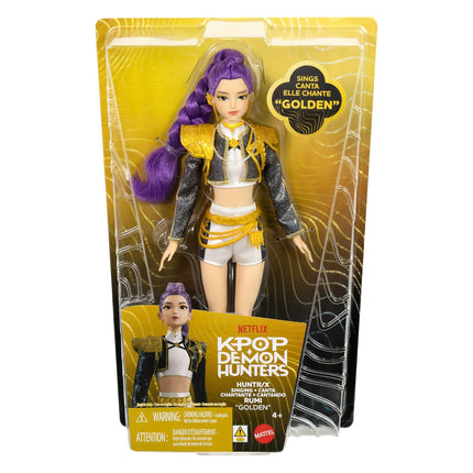 Mattel Kpop Demon Hunters HUNTR/X Rumi “Golden” Singing Doll