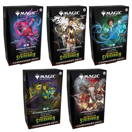 Magic The Gathering TCG: Secrets of Strixhaven Commander Decks (ENGLISH EDITION)