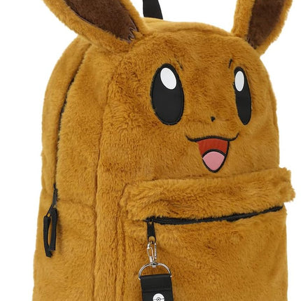 Pokemon Plush Eevee 16" Backpack with Chunk Webbing Puller