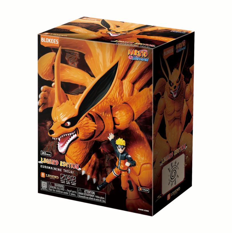 BLOKEES Naruto: Shippuden - Kurama (Nine Tails) AE01 Legend Edition Articulated Model Kit