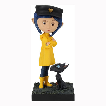 Royal Bobbles Coraline and The Cat Collectible Bobblehead Statue