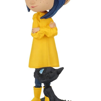 Royal Bobbles Coraline and The Cat Collectible Bobblehead Statue