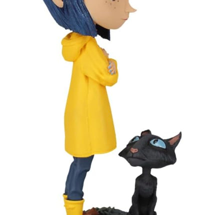 Royal Bobbles Coraline and The Cat Collectible Bobblehead Statue