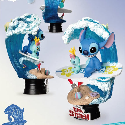 Beast Kingdom Lilo & Stitch: Stitch Surfing DS-030 D-Stage Series Statue
