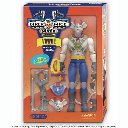 Biker Mice From Mars: Vinnie Action 7" Figure
