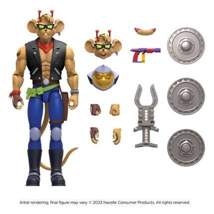 Biker Mice From Mars: Throttle Action 7" Figure