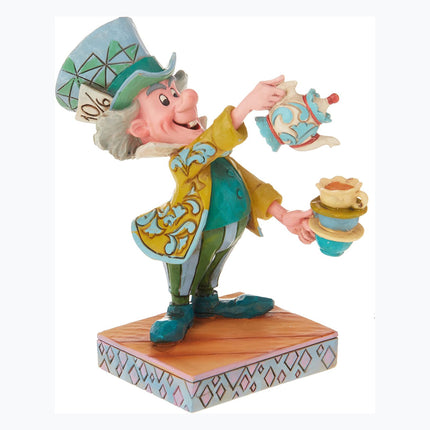 Enesco Disney Traditions by Jim Shore Alice in Wonderland Mad Hatter Figurine, 4.92 Inch
