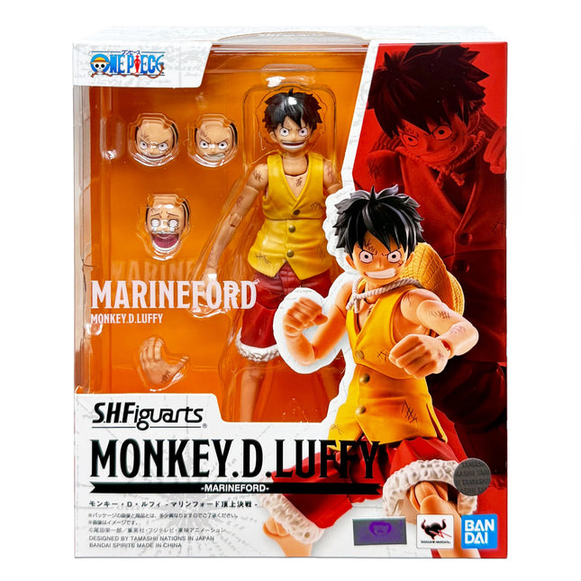 Tamashii Nations S.H. Figuarts One Piece - Monkey D. Luffy (Marineford) Action Figure