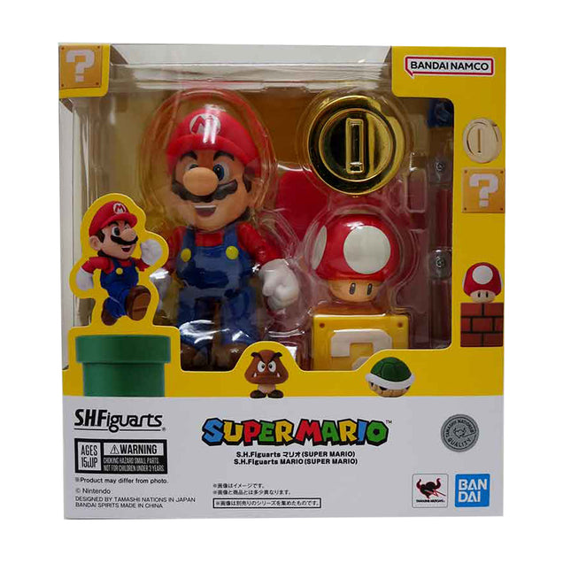 Tamashii Nations S.H. Figuarts Super Mario - Mario Action Figure