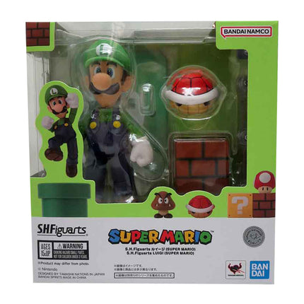Tamashii Nations S.H. Figuarts Super Mario - Luigi Action Figure