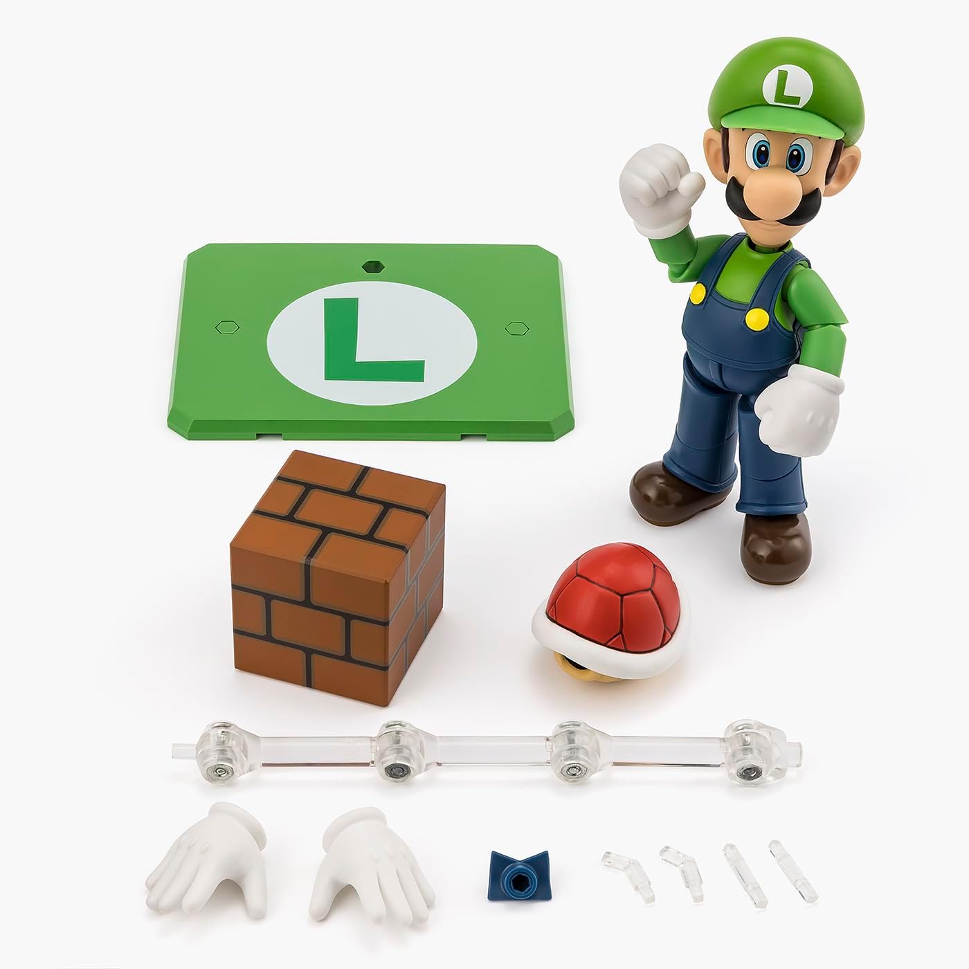 Tamashii Nations S.H. Figuarts Super Mario - Luigi Action Figure