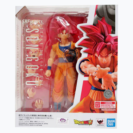 Tamashii Nations S.H. Figuarts Dragon Ball Super - Super Saiyan God Son Goku (God Aura) Action Figure