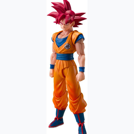Tamashii Nations S.H. Figuarts Dragon Ball Super - Super Saiyan God Son Goku (God Aura) Action Figure