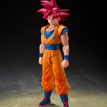 Tamashii Nations S.H. Figuarts Dragon Ball Super - Super Saiyan God Son Goku (God Aura) Action Figure