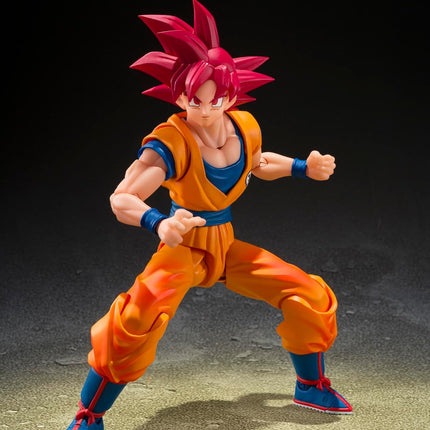 Tamashii Nations S.H. Figuarts Dragon Ball Super - Super Saiyan God Son Goku (God Aura) Action Figure