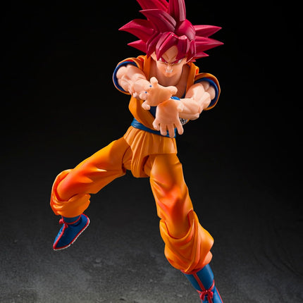 Tamashii Nations S.H. Figuarts Dragon Ball Super - Super Saiyan God Son Goku (God Aura) Action Figure