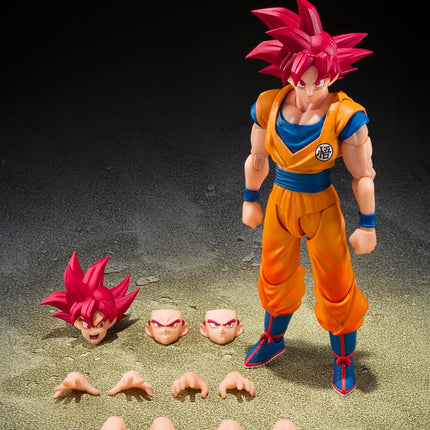 Tamashii Nations S.H. Figuarts Dragon Ball Super - Super Saiyan God Son Goku (God Aura) Action Figure