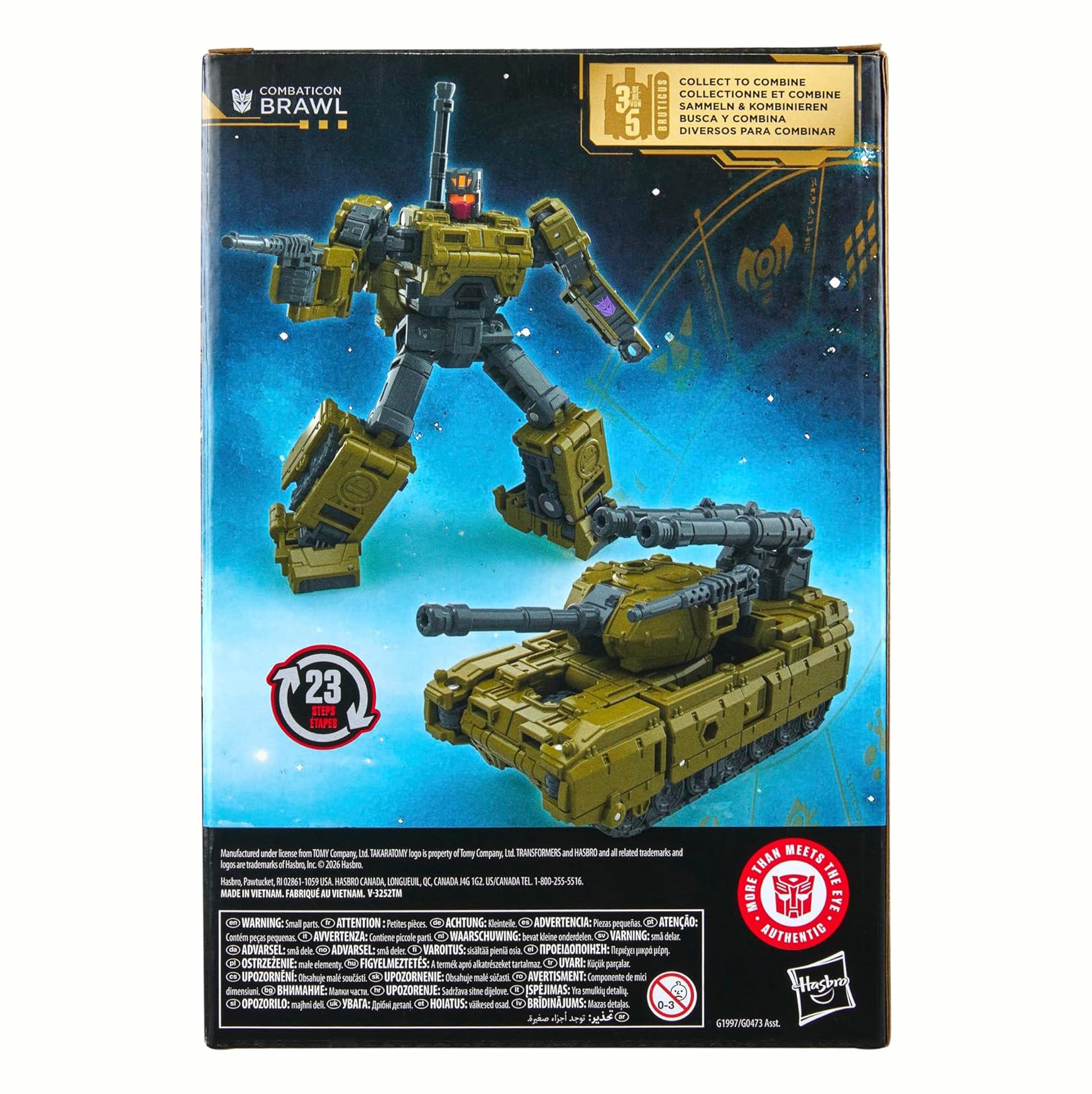 Transformers Age of The Primes Combaticon Brawl, Voyager Class 5.5-Inch Converting Action Figure