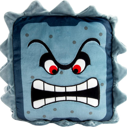 Club Mocchi- Mocchi- Nintendo Super Mario Plush - Thwomp Plushie - Collectible Squishy Plushies - 15 Inch