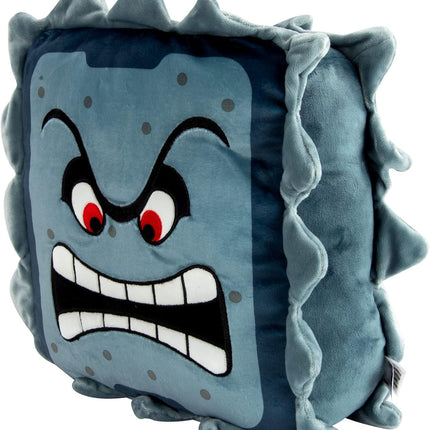 Club Mocchi- Mocchi- Nintendo Super Mario Plush - Thwomp Plushie - Collectible Squishy Plushies - 15 Inch